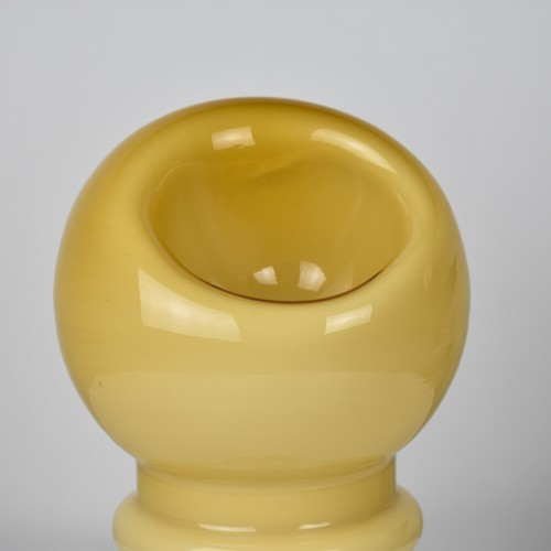 Rare Vtg Space Age Table Lamp Ashtray 70s Dragan Drobnjak Blown Glass Yugoslavia - Picture 6 of 14