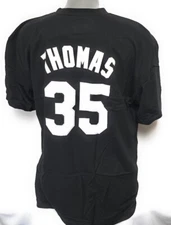 Mens Fanatics Chicago White Sox Frank Thomas #35 MLB B&T Baseball Tee T-Shirt
