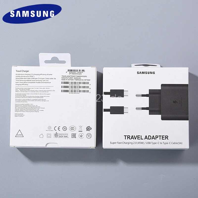 Original Samsung 45W Super Schnellladegerät Netzteil Galaxy S22 S23 S24 Ultra 5G - Bild 2 von 4