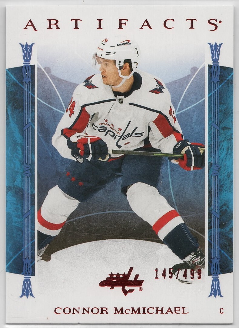 2022-23 Artifacts Connor McMichael #31 Capitals Ruby SN# /499