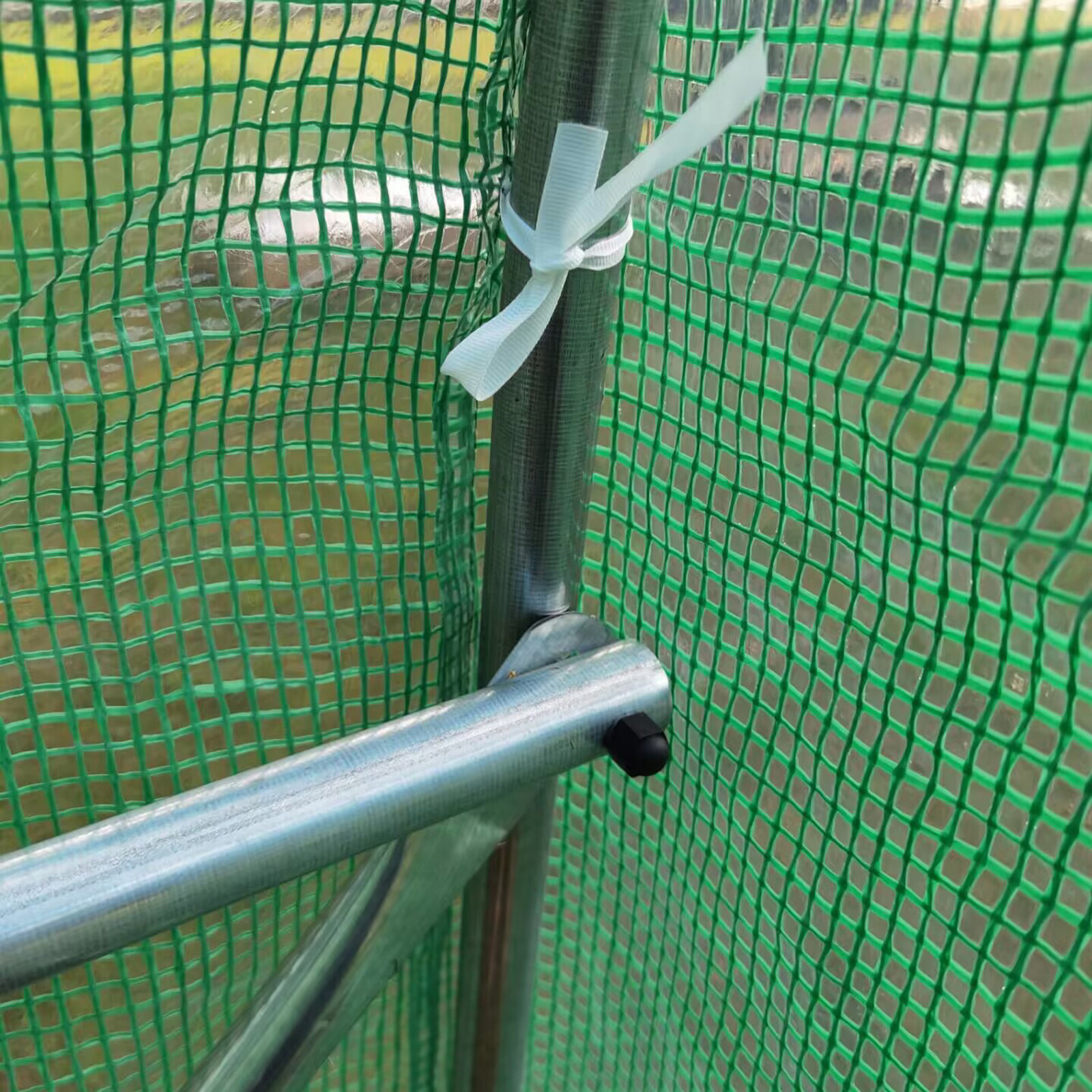 Outsunny Gewächshaus 3x4m - Foliengewächshaus Mit 8 Fenstern Für Garten