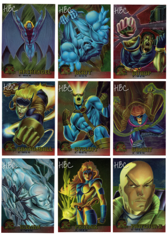 1995 FLEER ULTRA X-MEN CHROMIUM BASE CARD SINGLES PICK & COMPLETE YOUR SET