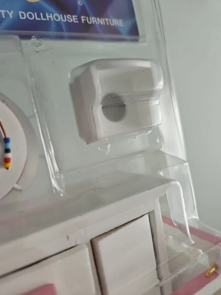 Town Square Miniatures Dollhouse Crib, Potty, Changing Table, New In Package - Image 3 of 4