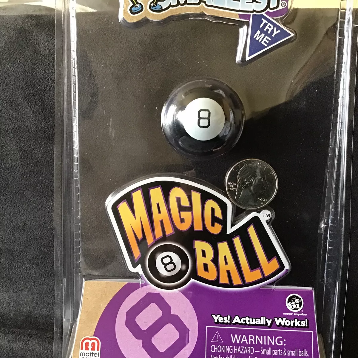 Worlds Smallest Magic 8 Ball, Classic Black