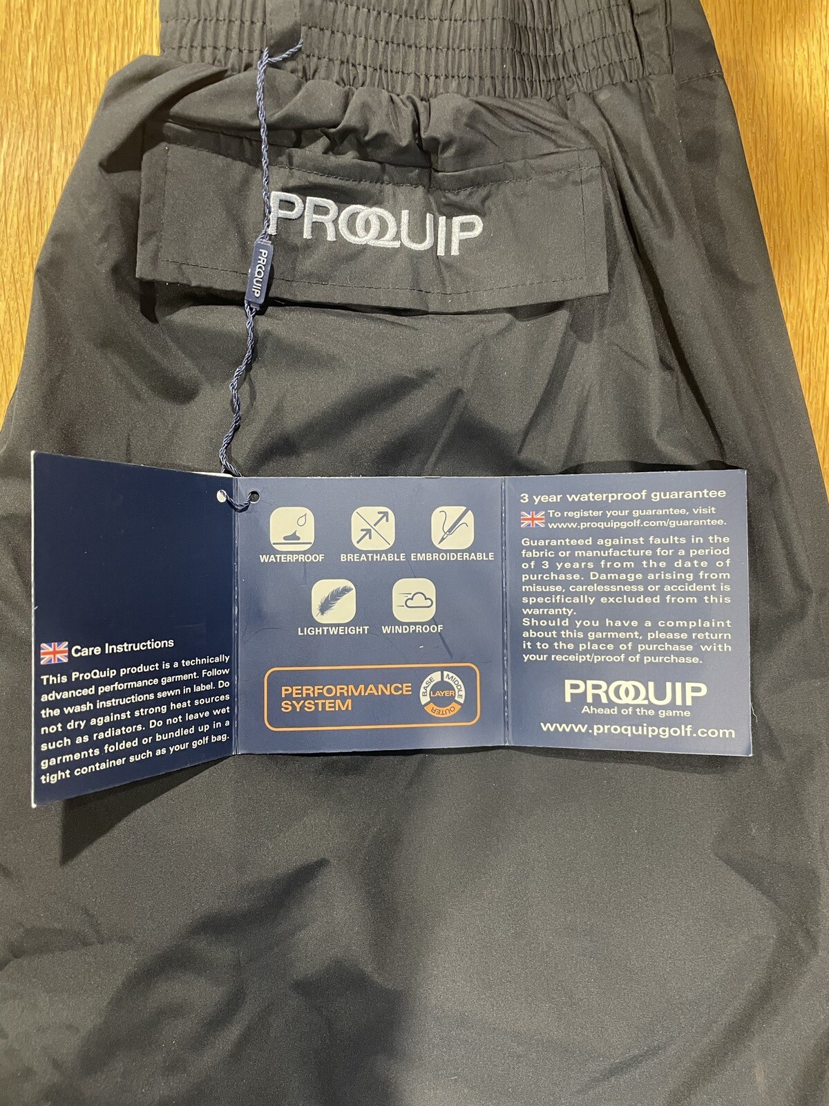 ProQuip Aquastorm Men’s Waterproof Trousers eBay