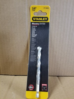 5 packs - 3/8'' carbide tip concrete drill bits for impact driver