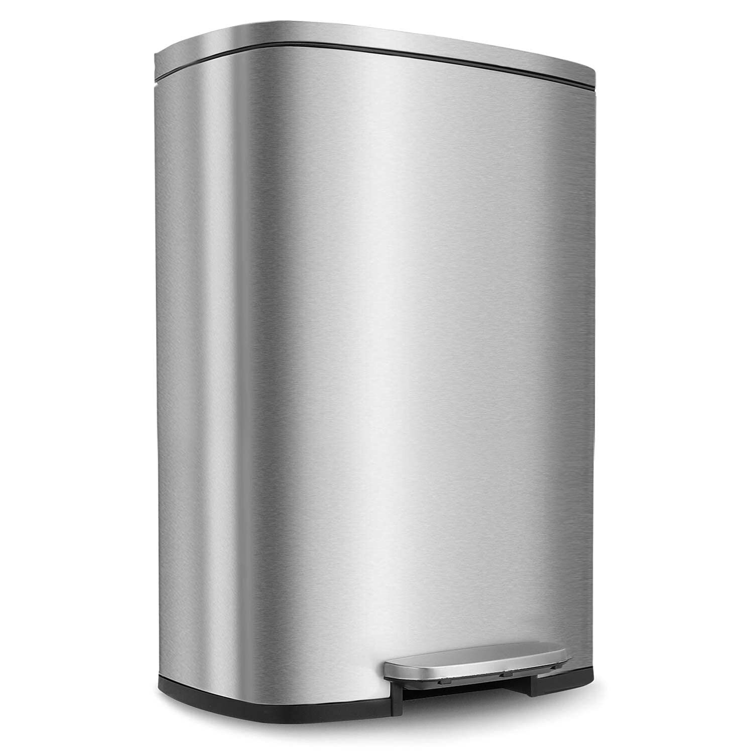 13.2 Gallon(50L) Trash Can, Fingerprint Proof Stainless Steel Kitchen Garbage...