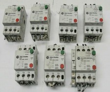 Allen Bradley manual starters 140-MN series 1600-0250-0160-2500 lot of 7 used 