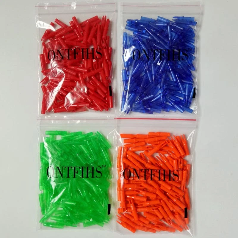 100PCS Plastic Archery Hunting Arrow Nock And Inserts For ID 6.2MM Arrow Shaft - Image 3 of 4