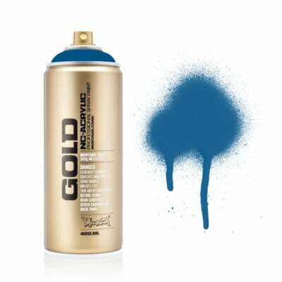 Seidglänzende NC-Acryl Sprühfarbe - Montana GOLD Serie Niederdruck - 400ml