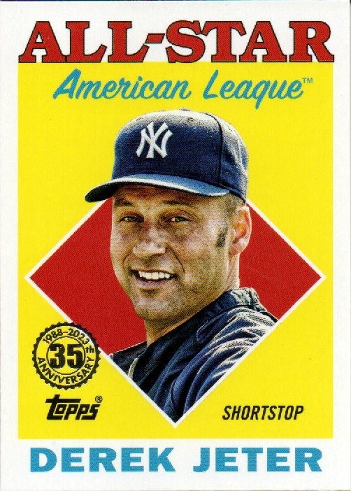 2023 Topps 1988 All-Star #88AS-28 Derek Jeter Yankees