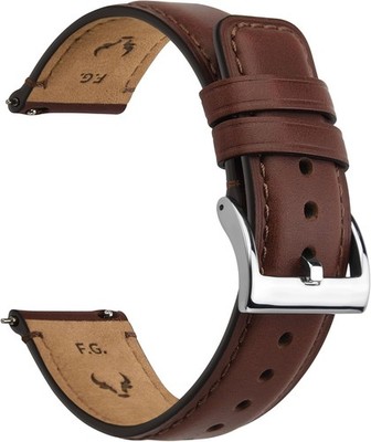 Uhrenarmband Leder Vintage 18-24mm Ersatzarmband für Smartwatch Herren Damen