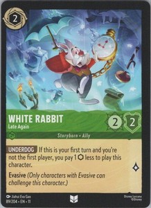 White Rabbit - Late Again 89/204 Winterspell Lorcana