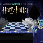 Harry Potter GoChess Mini Smart Electronic Chess Board LED App Online Play NEW