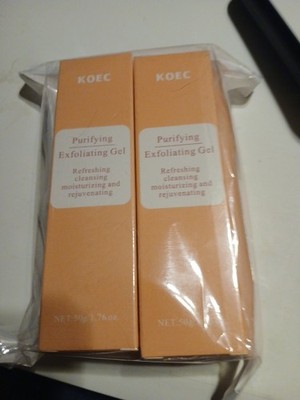 NEW Purifying Exfoliating Gel Cleanser Collagen Niacinamide 50g Exp 4/2028 Set 2