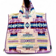 Pendleton Aztec multicolor boho kids towel cover up