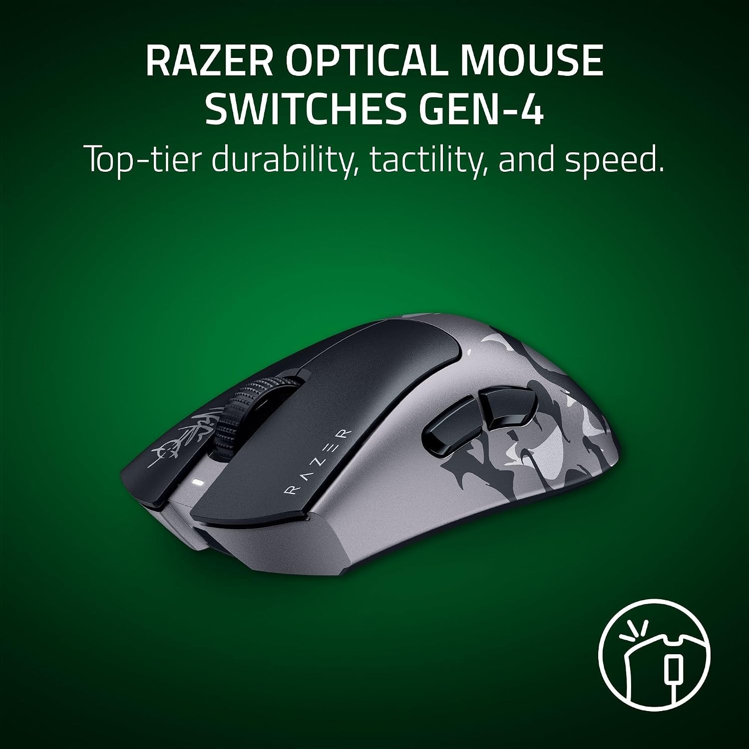 Mouse inalámbrico de juegos Razer DeathAdder V4 Pro edición NiKo reacondicionado certificado, imagen 8