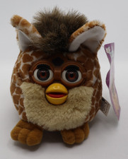 Vintage 1999 Furby Buddies Happy Sleep Giraffe Bean Bag Plush With Tags