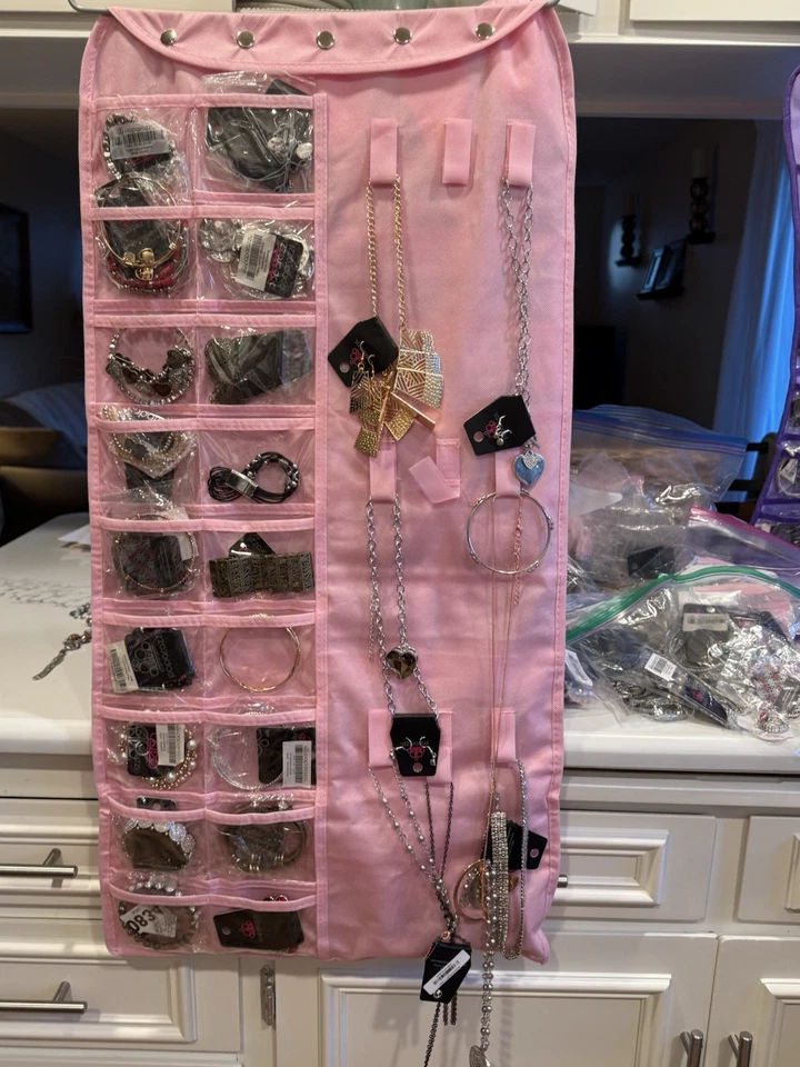 Coleção de joias Paparazzi 580 peças conjunto de joias colar brincos pulseira - Imagem 4 de 4