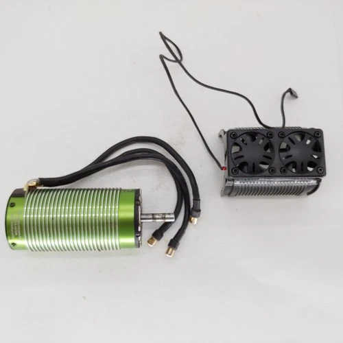 Castle Creations 2028 Sensored Brushless Motor 800Kv 1/5 Scale Used W/ FAN
