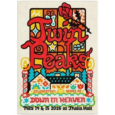 Twin Peaks Down In Heaven Anniversary Concert Poster