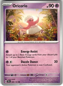 Oricorio 089/191 Surging Sparks Common