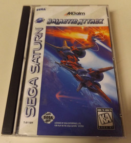 Galactic Attack (Sega Saturn 1995) CIB Complete with Registration Card LN COND.!