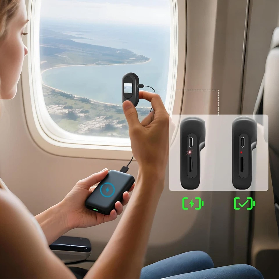 Mini Körperkamera 1080P HD Body Cam Video avi Camcorder 1080P Kamera wasserdicht - Bild 3 von 4