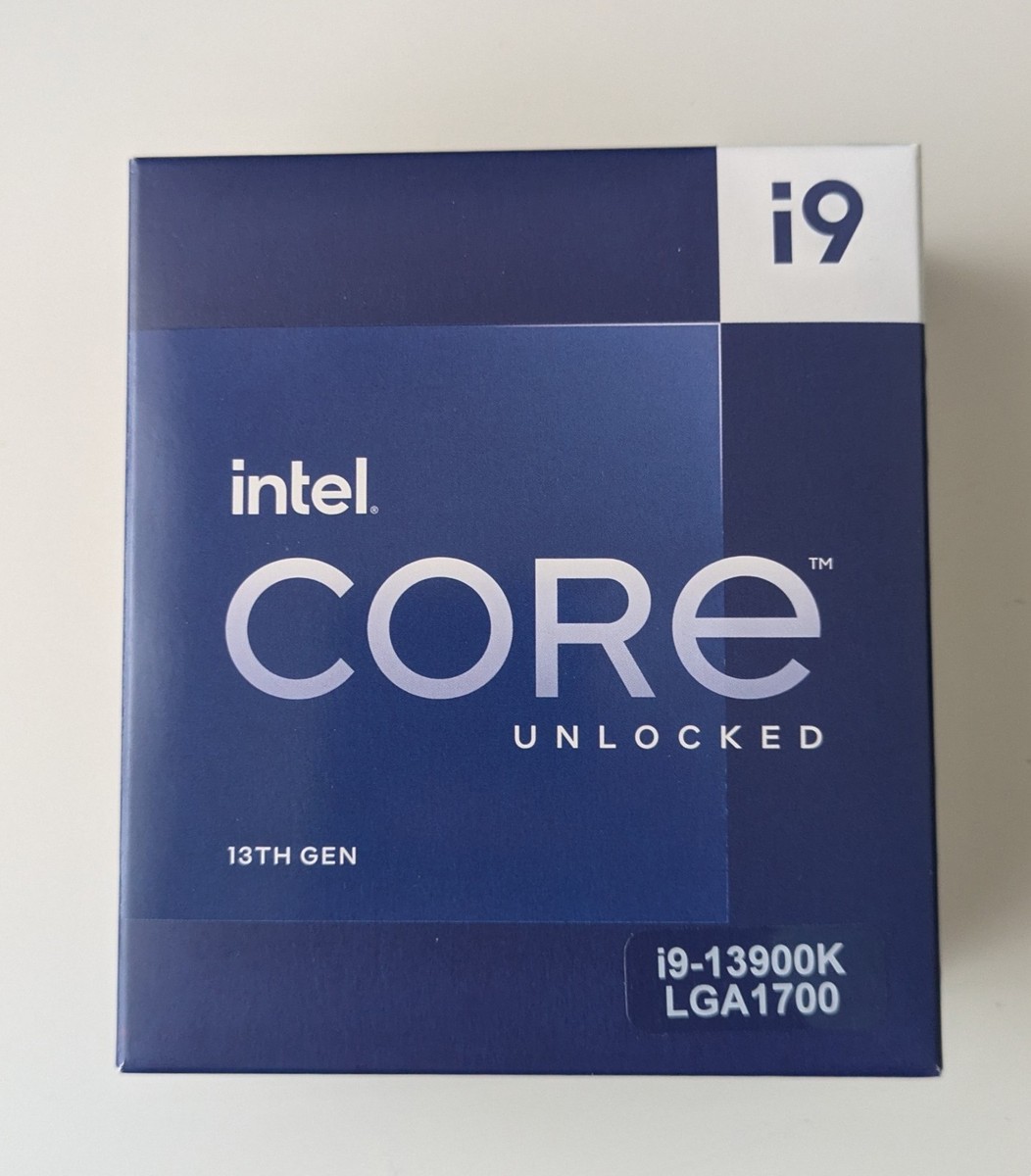 CPU Intel Core i9-13900K BOX Intel Core i9-13900K Raptor Lake CPU Box Packaging Leaks Out