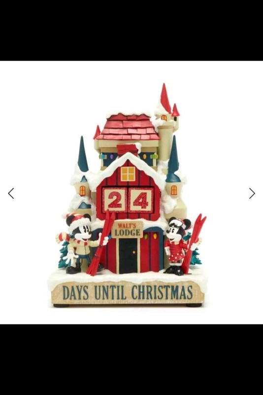 Disney Holiday Christmas  Countdown Calendar Disney Mickey and Minnie Mouse