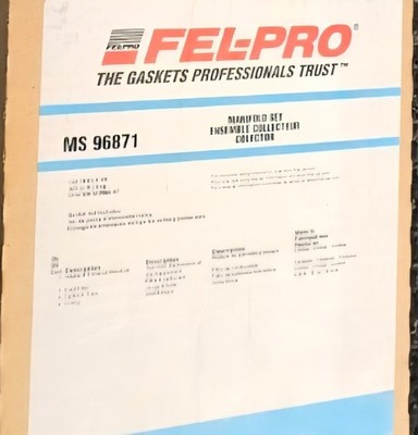 Fel-Pro MS 96871 Engine Intake Manifold  Gasket Set