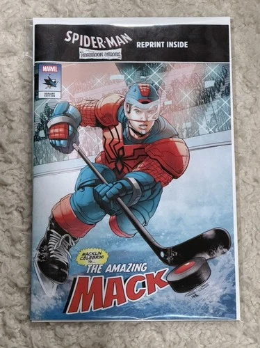 San Jose Sharks Marvel Comics “The Amazing Mack” Spider-Man Comic