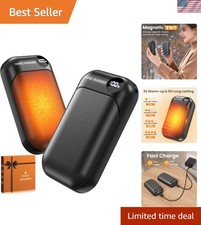 Hand Warmers Rechargeable 2 Pack, 4-Levels 104 F to 131 F Electric Hand Warme...