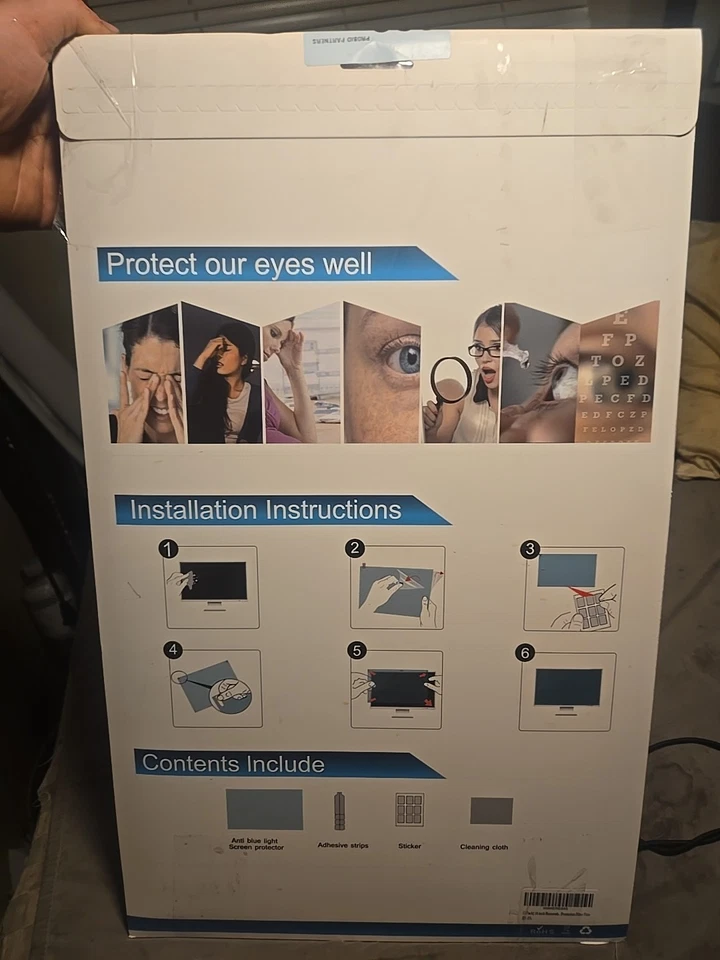 Protetor de tela monitor anti luz azul Nusign+ 24 – filtro de tensão ocular,... - Imagem 3 de 3