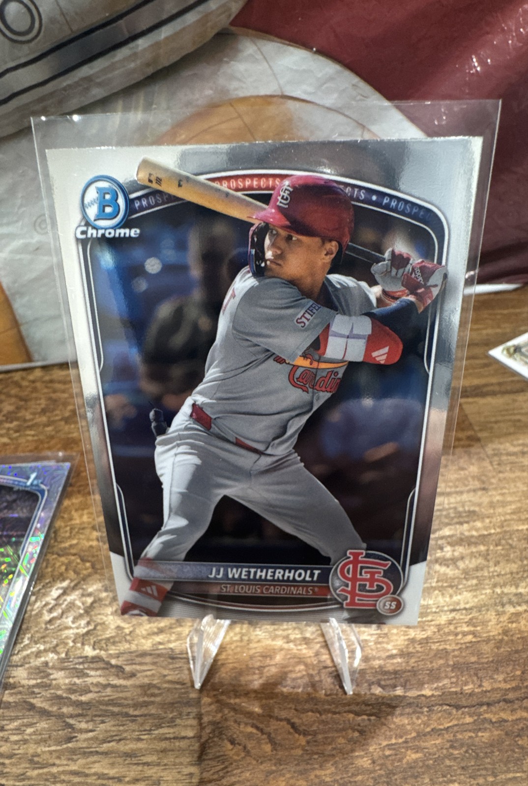 2025 Bowman - Chrome Prospects JJ Wetherholt #BCP-22 (RC)