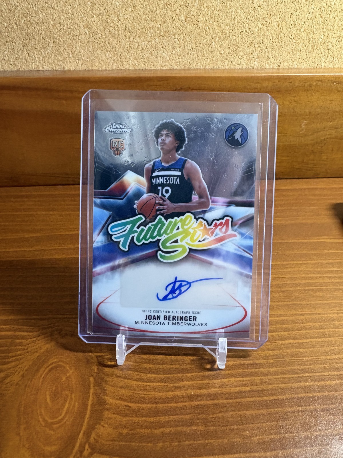 2025-26 Topps Chrome Update Joan Beringer RC Auto Future Stars