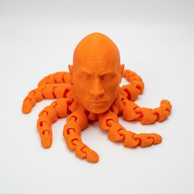 Rocktopus Meme TikTok Figure with Movable Tentacles - New Fun Collectible