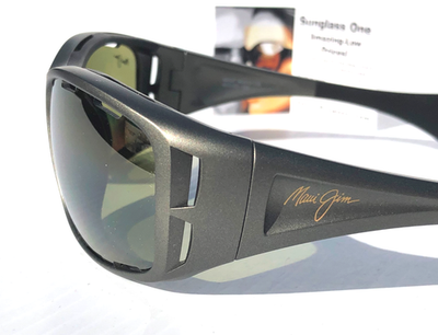 Maui Jim WATERMAN Titanium POLARIZED Maui HT Green Lens Sunglass