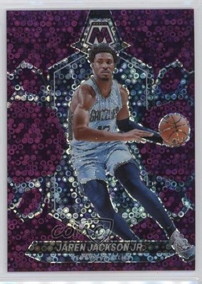 2023-24 Panini Mosaic Fast Break Purple Prizm 19/50 Jaren Jackson Jr #93 18aq