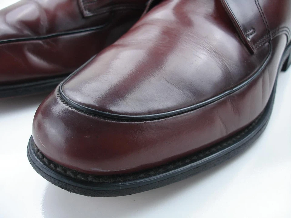 Zapatos Oxford Para Hombre 10.5 D M De Colección Años 50 Towncraft Cuero Marrón Con Cordones Hechos en EE. UU. Foto 3 de 4