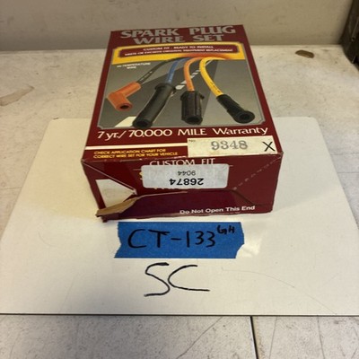 Web Wire Mfg Co Spark Plug Wire Set 9348 NOS