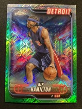 2024-25 Topps: Chrome-Green Topps Logo/Refractor #65 Rip Hamilton 🏀🐷🔥