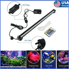 Aquarium Fish Tank RGB SMD LED Light Submersible Light Bar Strip Lamp W/ Remote