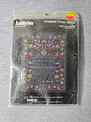 Janlynn Counted Cross Stitch Medallion Sampler Kit #78-9