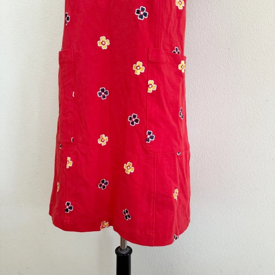 Modcloth Mid-Century Muse Shift Dress embroidered floral Size Small - Image 2 of 4