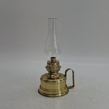 Paraffin Oil Burner Antique Brass with wall mount Excellent condition 33 cm Heig
