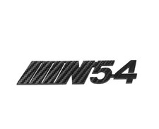 N54 Badge For Trunk Or Engine Cover Solid Carbon Fiber For All N54 Engine N54 Badge For Trunk Or Engine Cover Solid Carbon Fiber For All N54 Engine