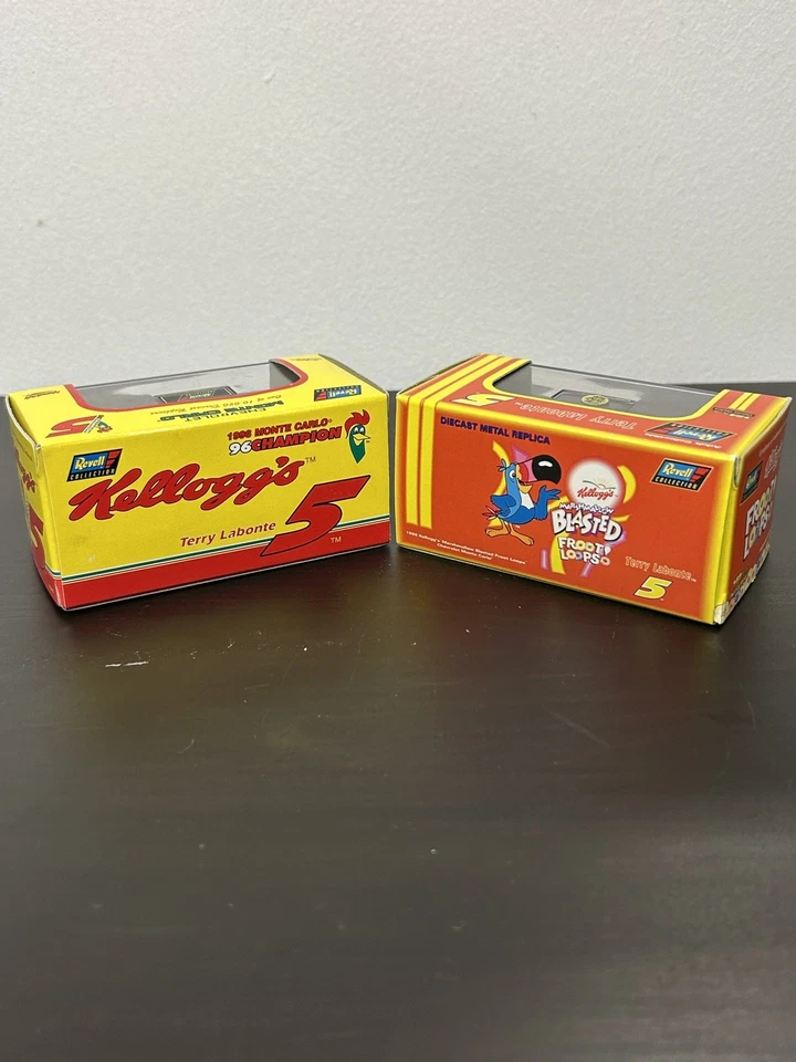 Lot Of 2 1998 & 1996 Terry Labonte #5 Kellogg’s Revell 1:64 NASCAR Diecast NEW - Image 2 of 4