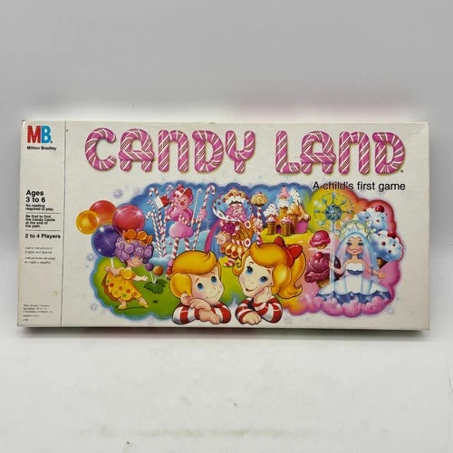 VINTAGE Candy Land 1984 COMPLETE Children's Board Game Milton Bradley