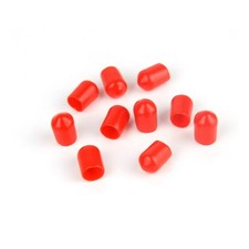 500X Plastic Valve Covers Dust Cap Red For SMA Female Jack RF Connector Adapter